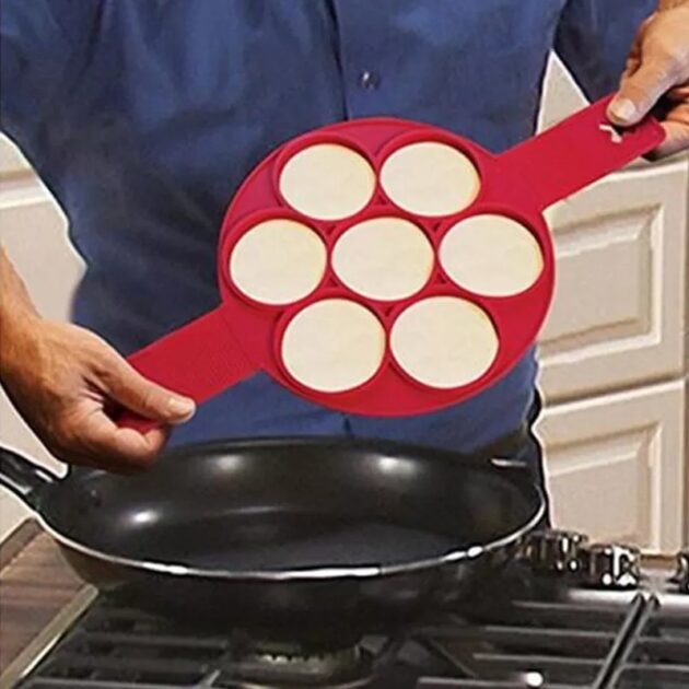 Moule à crêpes antiadhèsif en silicone